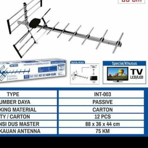 antena digital intra 003/antena tv digital/antena TV outdoor