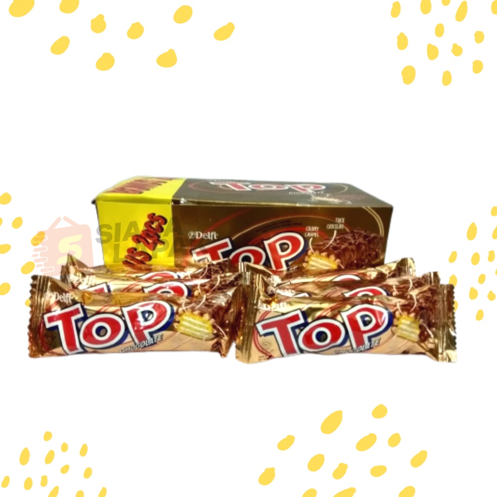 

Wafer Coklat Top Chocolate Delfi 9gr