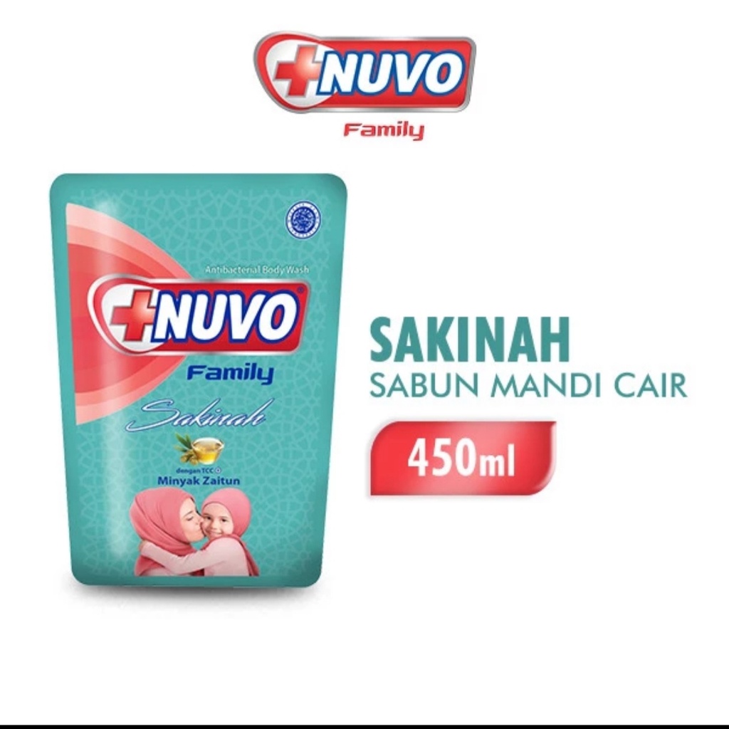 Sabun cair Nuvo sakinah minyak zaitun 450ml