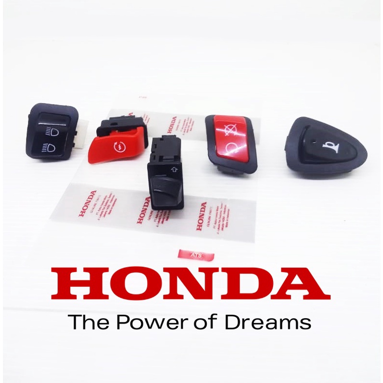 TOMBOL SET  BEAT FI BEAT ESP BEAT POP VARIO125LED VARIO150 LED SCOOPY NEW REVO FI +ENGIN ON OFF PLUS  SATETR TOMBOL VIETNAM