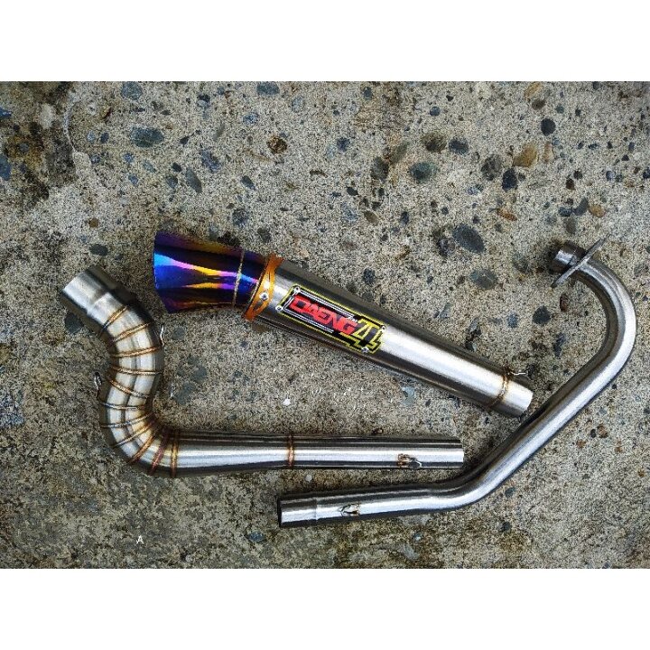 knalpot racing DAENG Sai4 diamond leher kobra vixion satria cb 150