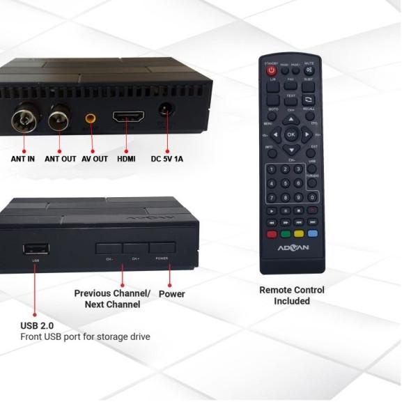 Set Top Box Advan DV3 T2 Digipro STB Antena TV Digital Wifi