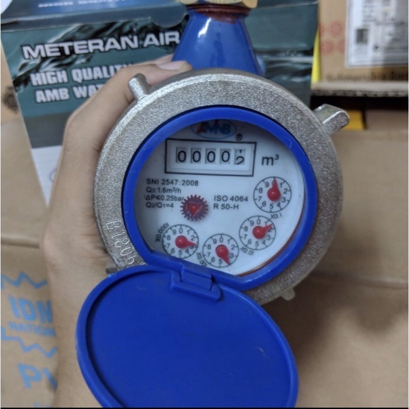 Meteran air Besi PDAM 1/2 inch SNI grosir merk ANMB