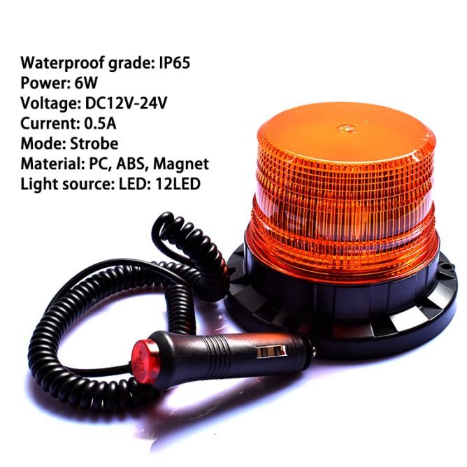 12-24V Lampu Rotary Warning/Lampu Emergency Rotary