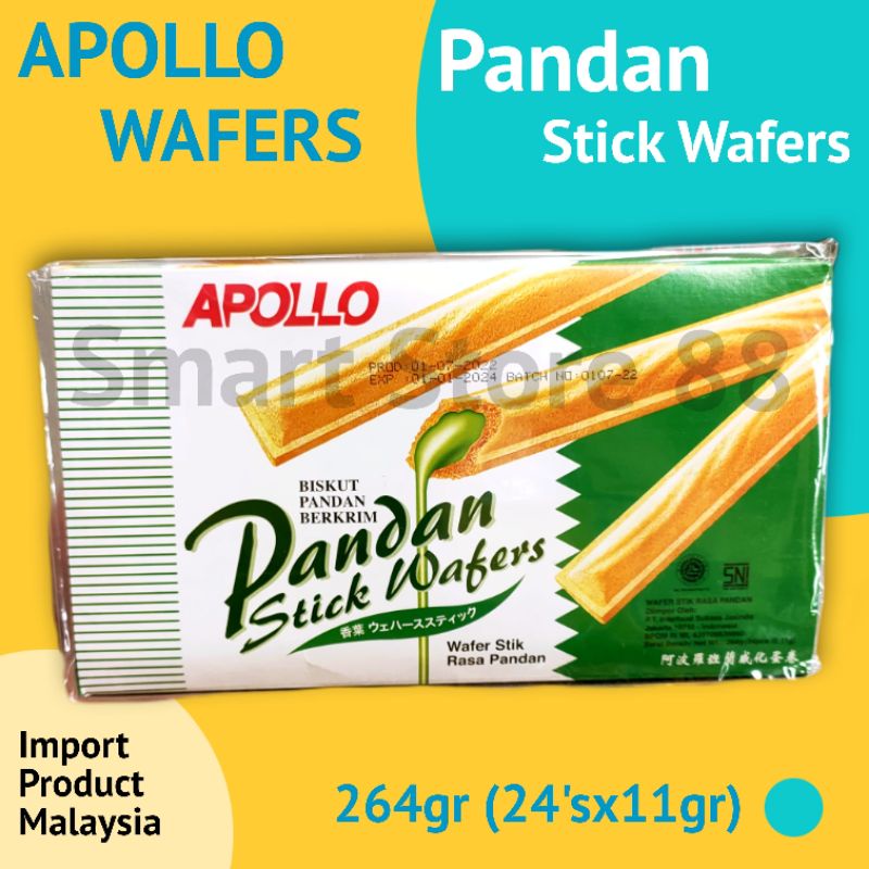 

APOLLO STICK WAFER PANDAN ISI 24 WAFER STIK