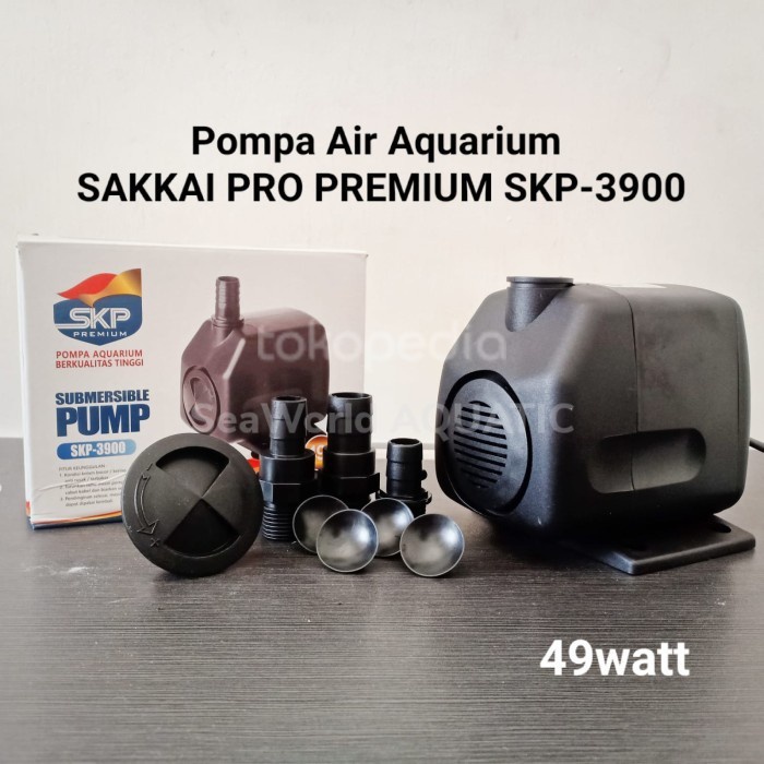 Mesin Pompa Kolam Aquarium Submersible Pump SKP 3900 Low Watt 49 Watt