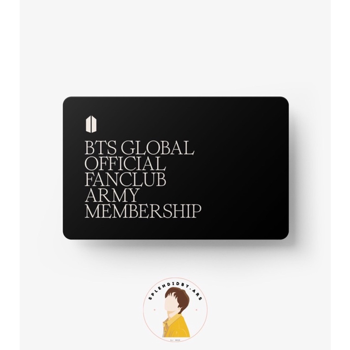 BTS GLOBAL OFFICIAL FANCLUB ARMY MEMBERSHIP (DIGITAL MEMBERSHIP CARD)