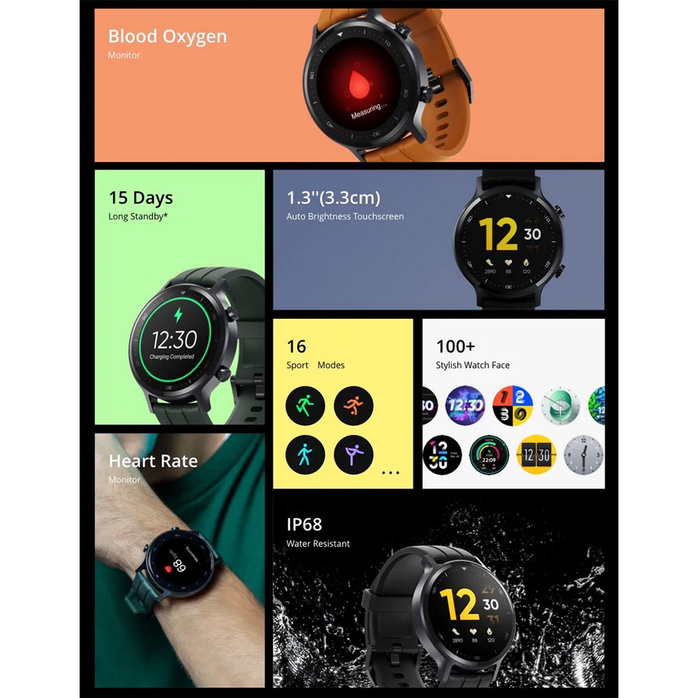 Realme Watch S - RMA207 - Black