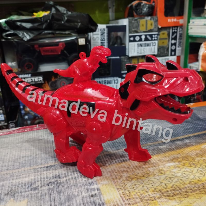 Mainan Animal box Kumbang Dinosaurus Dragon Full Musik dan Lampu Warna Warni