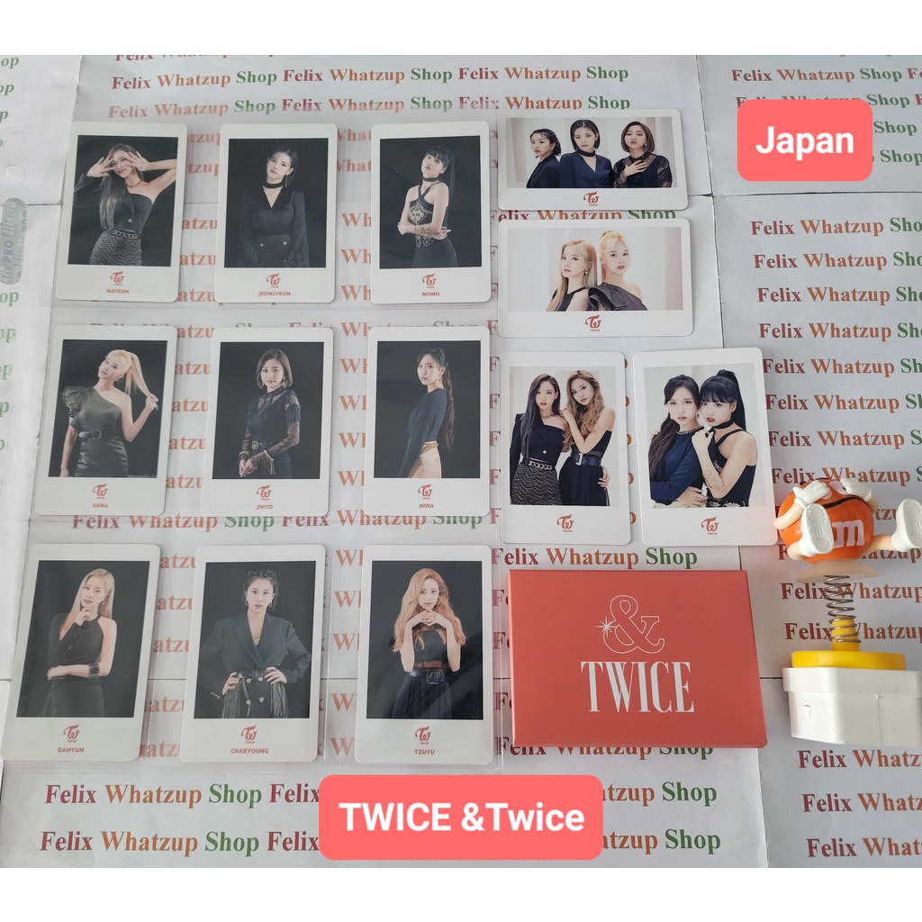 Twice &amp;TWICE Japan Photocard Official