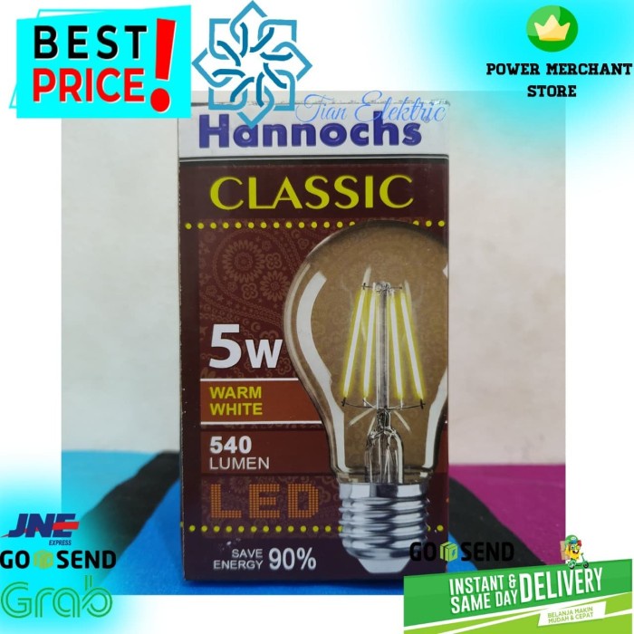 Hannochs Classic Led 5 Watt Warm White