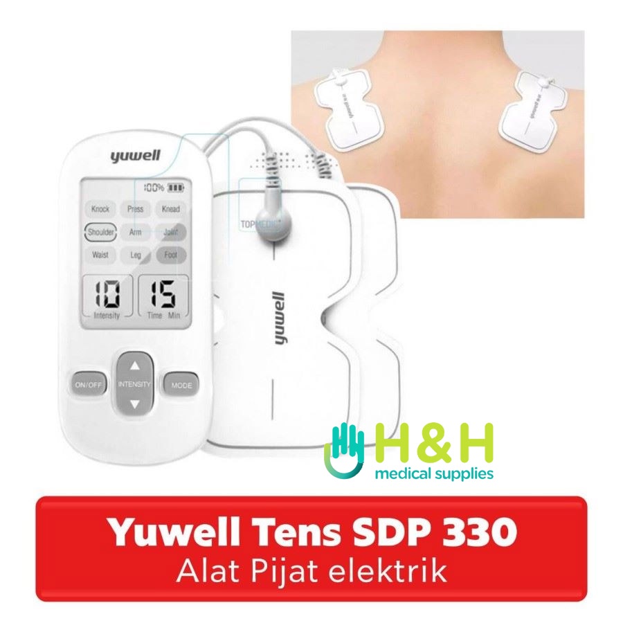 Alat Pijat Elektrik Yuwell Tens SDP 330/ / Alat Pijat Pundak Pijat Tangan / Nerve and Muscle Stimulator Yuwell / Stimulator syaraf dan otot Yuwell