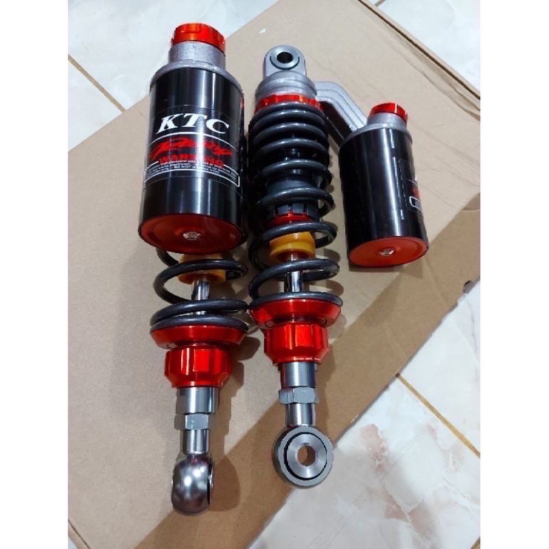 SHOCKBREAKER DOUBLE TABUNG FULLBLACK AS GOLD KTC EXTREME 280-320-340MM