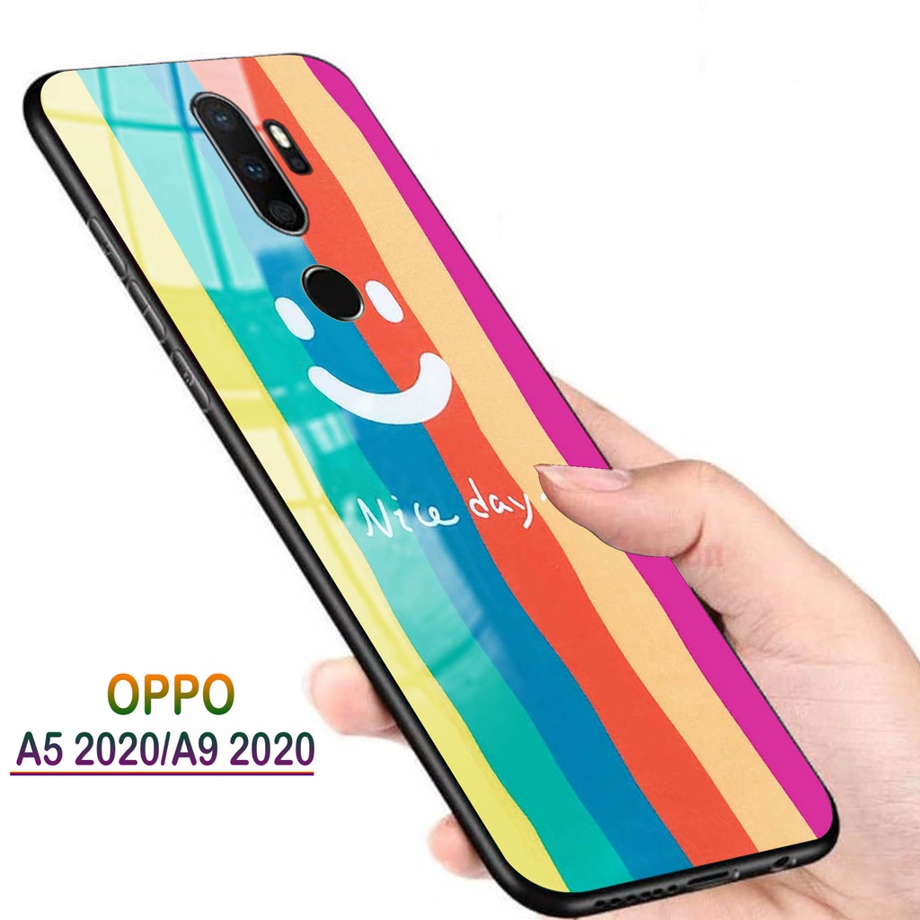 Softcase Kaca OPPO A5 2020 A9 2020 - Case Handphone A5 2020 A9 2020 [T24].