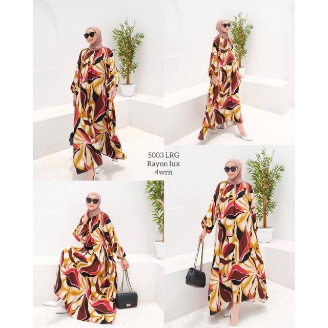 Beliza Dress Jumbo Ld 110- Ld 150 / Gamis Big Size / Abaya 5003