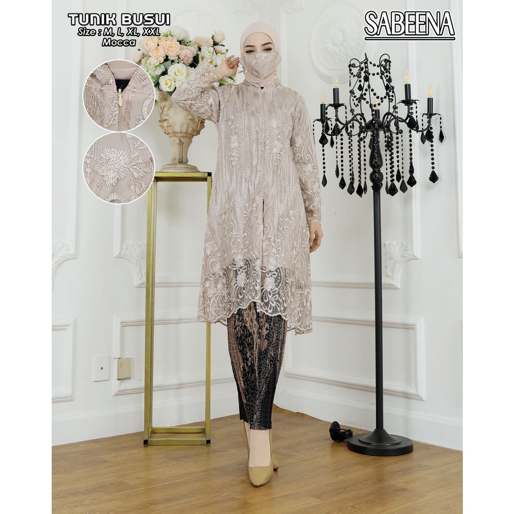 (BISA COD / BAYAR DITEMPAT)Tunik Tille Modern Busui / Kebaya Akad/ Baju Kondangan / bisa buat Wisuda by dm store11