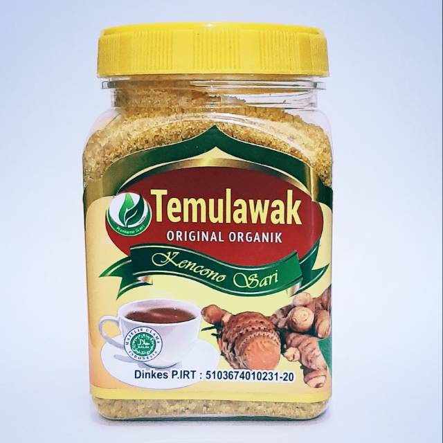 Temulawak bubuk Organik Kencono Sari Asli 100% Original 100 gr dan  250 gr