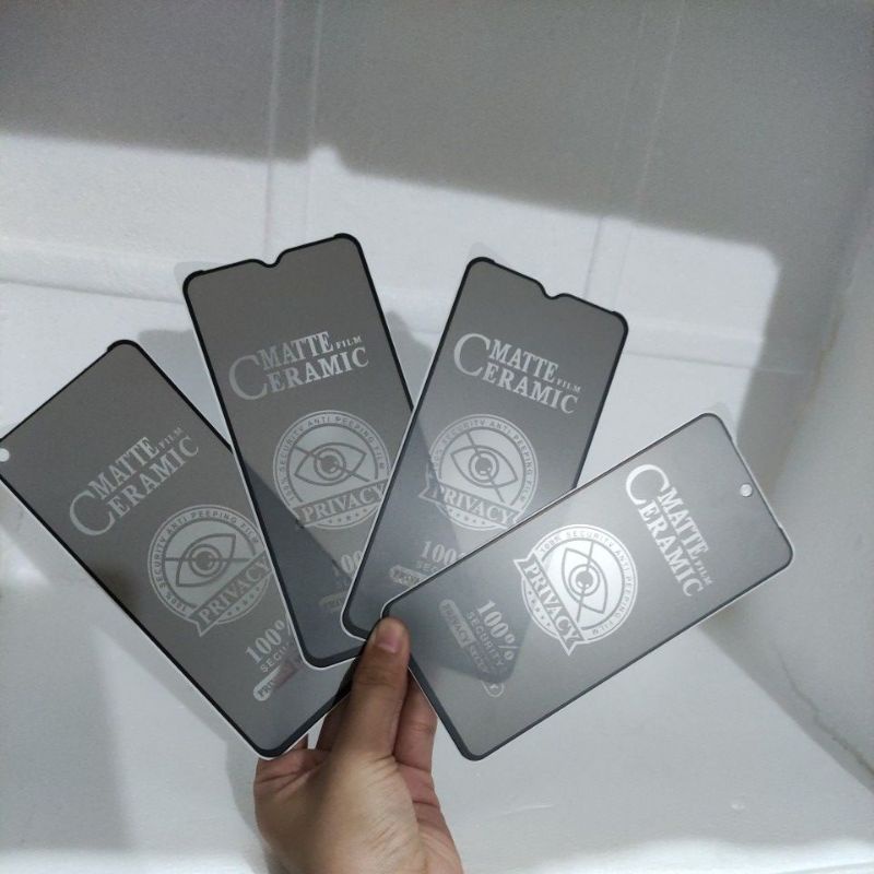 TEMPERED GLASS SPY CERAMIC MATTE ANTI PRIVACY VIVO Y17S Y02 Y36 Y27 Y02s Y02t Y16 Y11 Y12 Y15 Y17 Y15S Y12S Y20 Y20S Y20I Y91 Y91c Y95 Y93 Y91i Y02S Y22 Y16 Y35 Y22S Y1S Y11S Y21 Y21s Y21T Y30 Y30i Y50 Y50i Y33s Y51 Y51A Y53s Y54s Y55 Y76 Y81 Y83 Y85 V27E