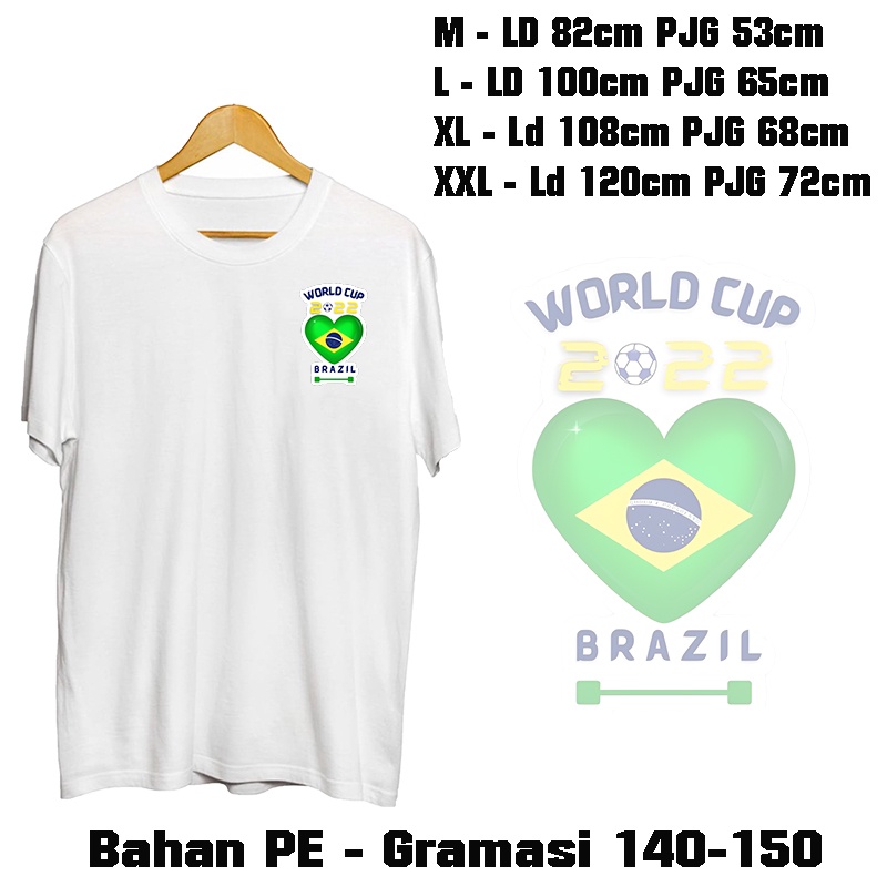 Baju Brazil Piala dunia unisex