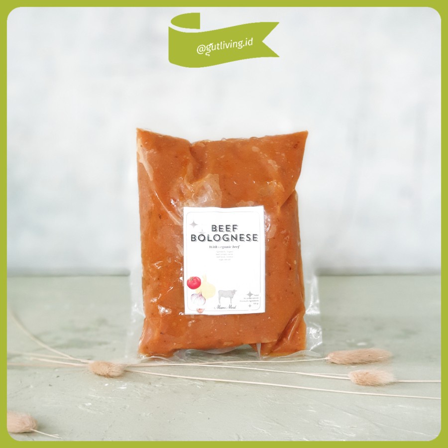 

Natural Beef Bolognese Mam Meal (Halal, Tanpa Pengawet, Alami)