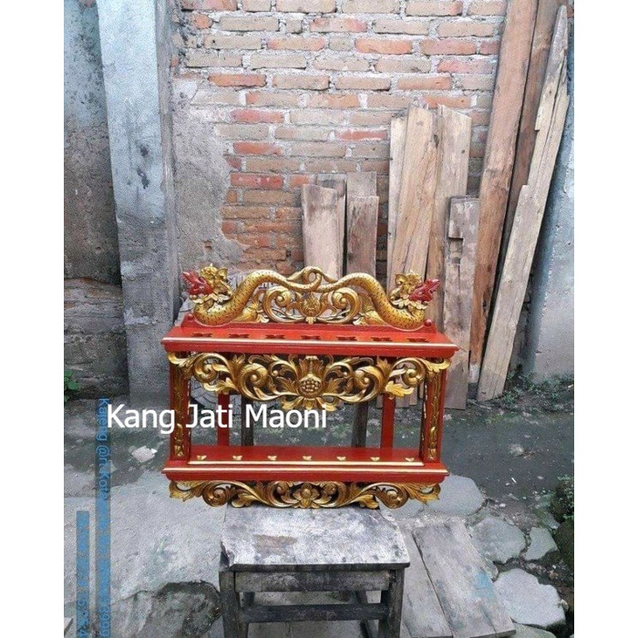 jagrak keris isi 1  ukiran naga finishing warna FN0311
