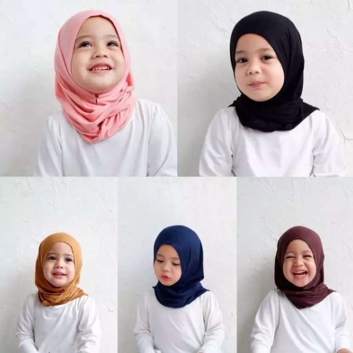 PASHMINA ANAK PAUD INSTAN / HIJAB ANAK PEREMPUAN