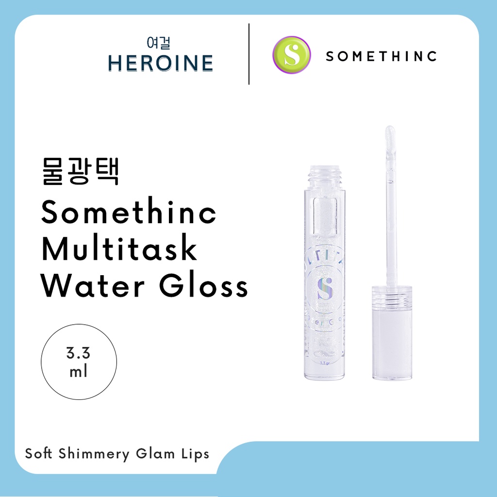 Jual SOMETHINC Multitask Water Gloss 3.5 ml Lip Gloss Natural Bening