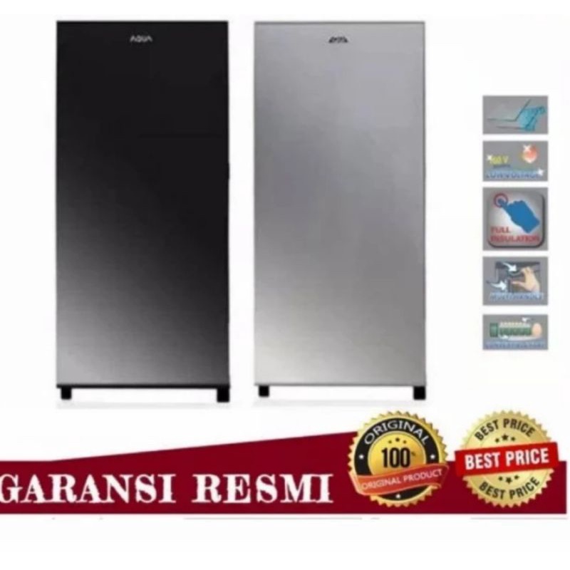 Kulkas Aqua 1pintu 191 big frezeer