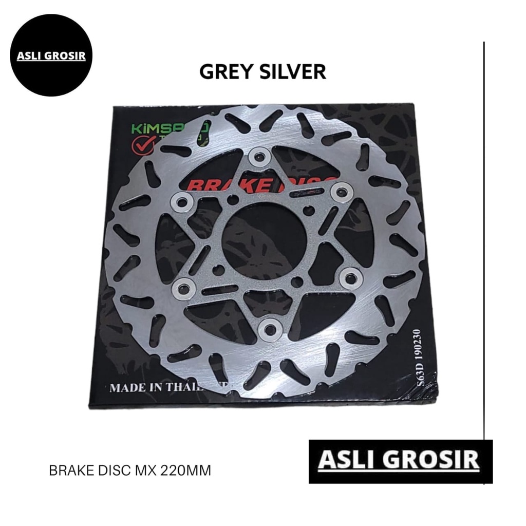 Piringan Rem Cakram Brake Disc MX 220Mm Black Grey Silver Gold