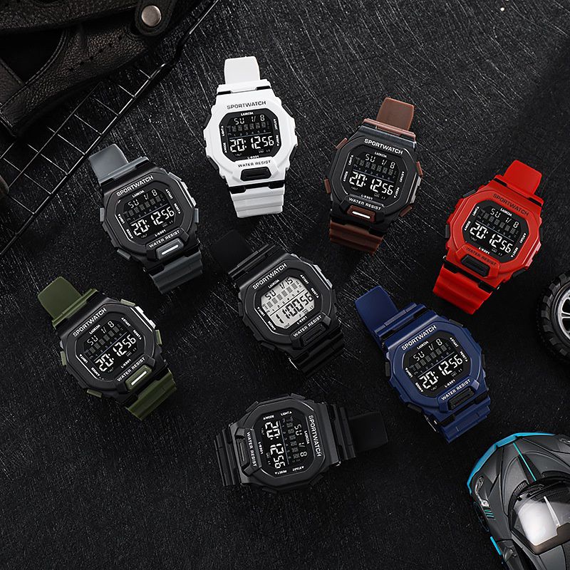 (Cod)Jam Tangan Pria Sport Digital Sergi new Digital Strap Rubbee/Karet(Dikirim Jakarta)