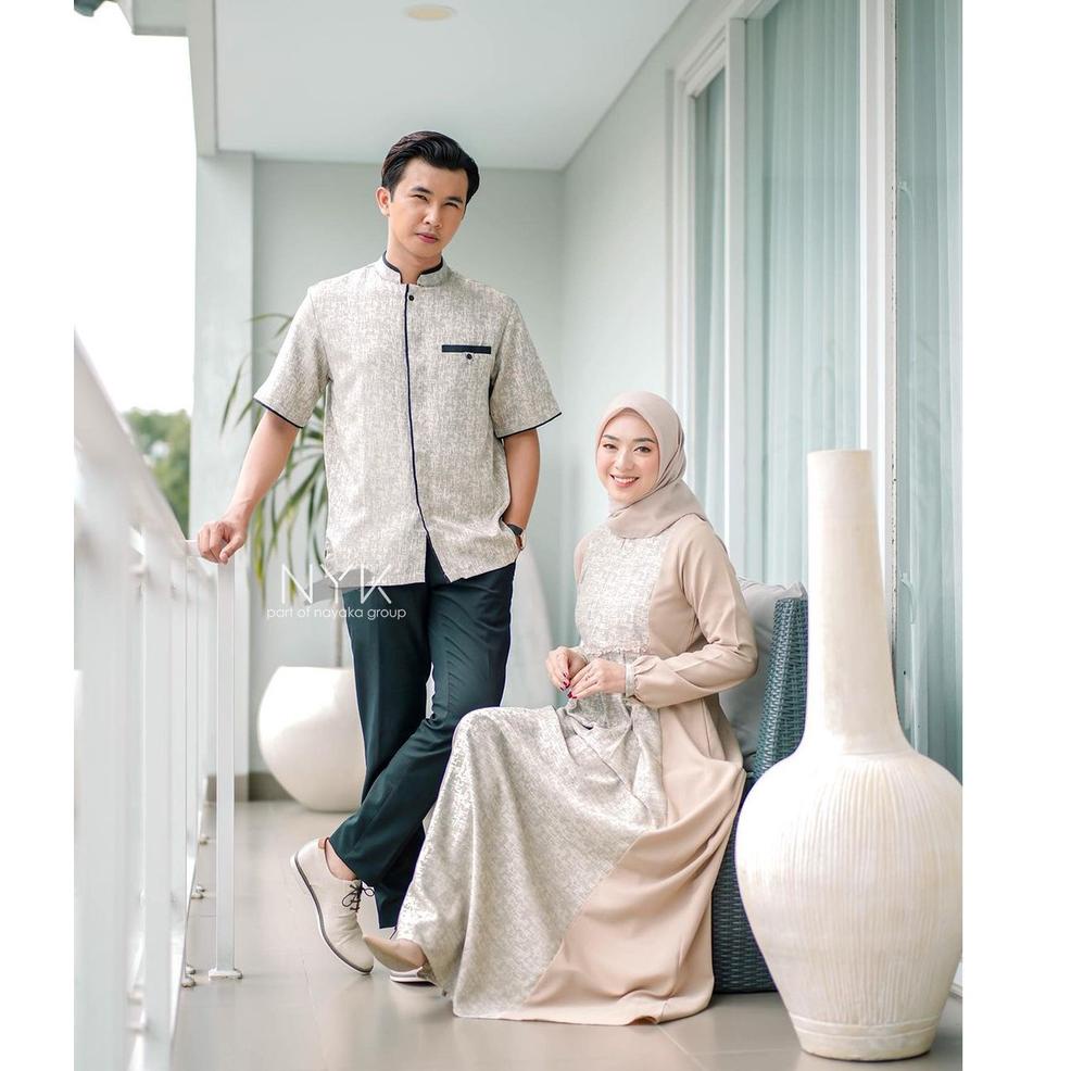 GRATIS ONGKIR SARIMBIT GAMIS COUPLE ZIYA - COUPLE GAMIS MUSLIM KEKINIAN - GAMIS REMAJA MUSLIMAH - SE