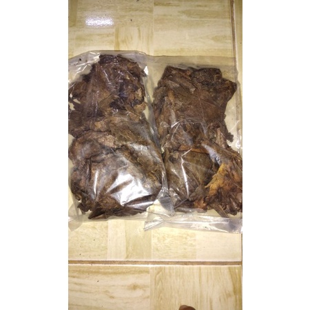 Daun Ketapang tapang kering fermentasi