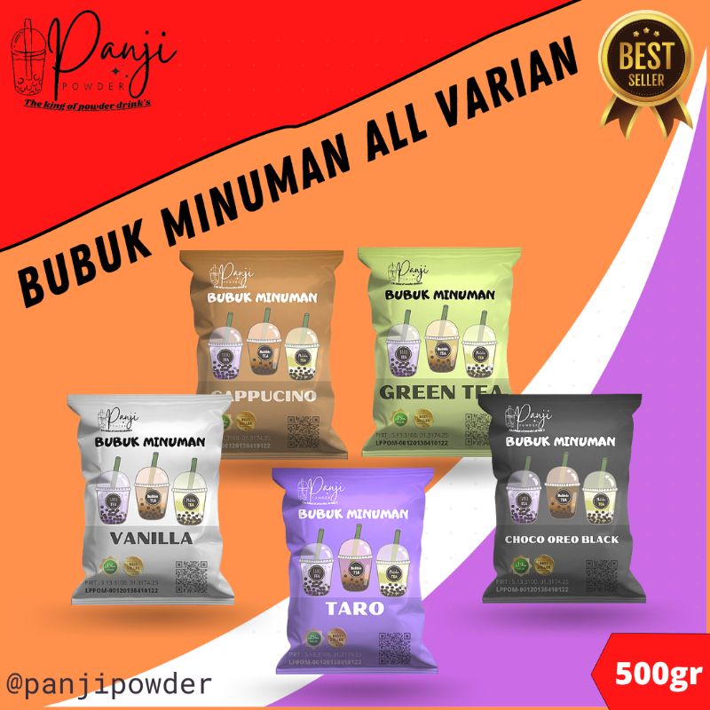 BUBUK MINUMAN RASA 500GR / SERBUK MINUMAN ANEKA RASA - BUBUK MINUMAN / RASA POWDER MINUMAN BUBUK MINUMAN KEKINIAN