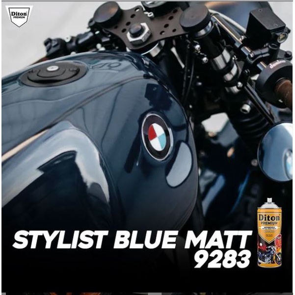 Pilox Diton Premium Stylist Blue Matt 9283 400ml Biru Dongker Doff Dop Tua Gelap Nmax Cat Semprot