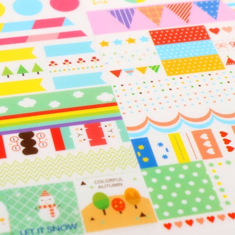 Diary Book Decor Stickers (6pcs)