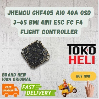 JHEMCU GHF405 AIO 40A OSD 3-6S BMI 4in1 ESC FC F4 Flight Controller