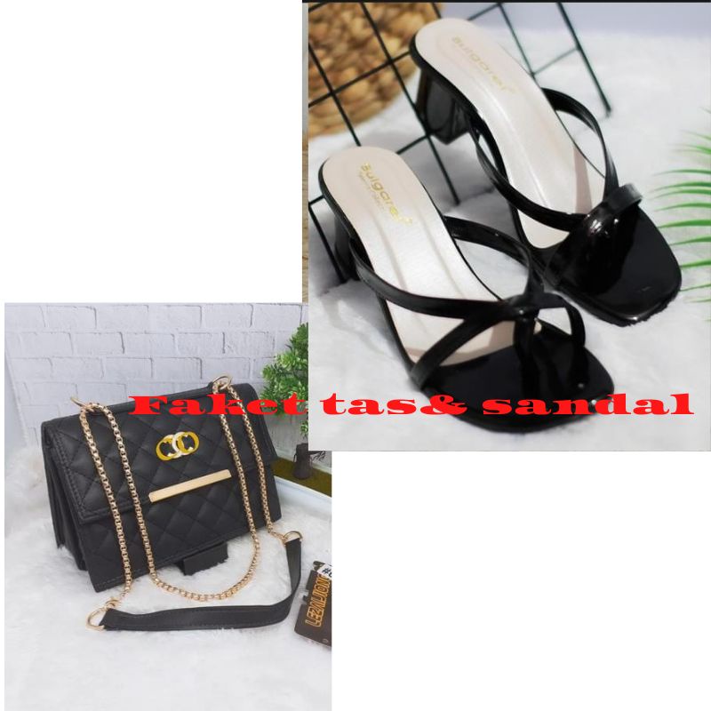 paket TAS dan sandal kekinian