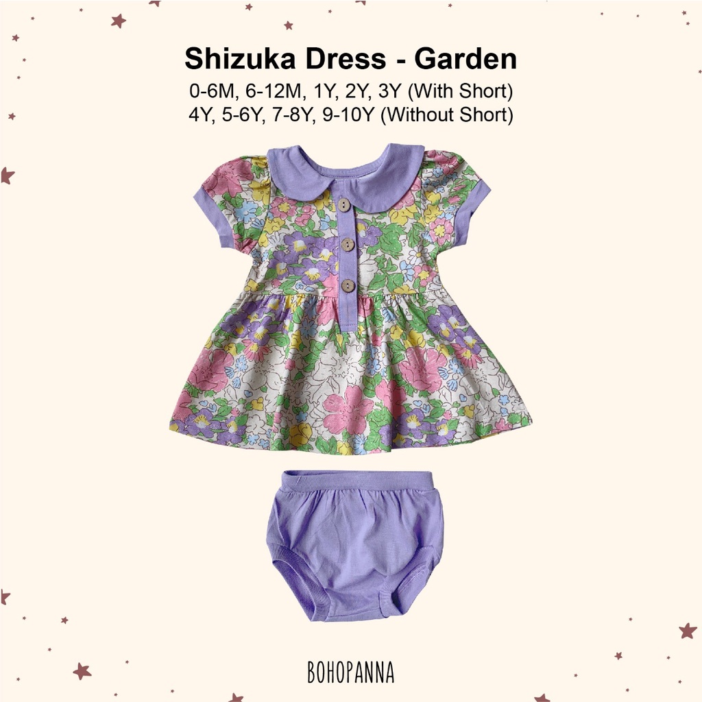 BOHOPANNA Shizuka Dress Rok Anak Perempuan Motif