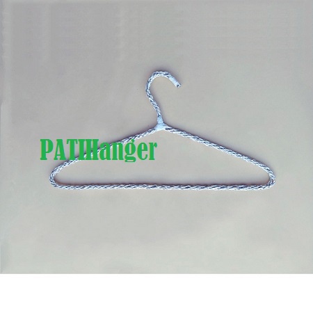 Hanger Besi Ulir Gantungan Baju Stainless Steel/Hanger Ulir Rotan Import