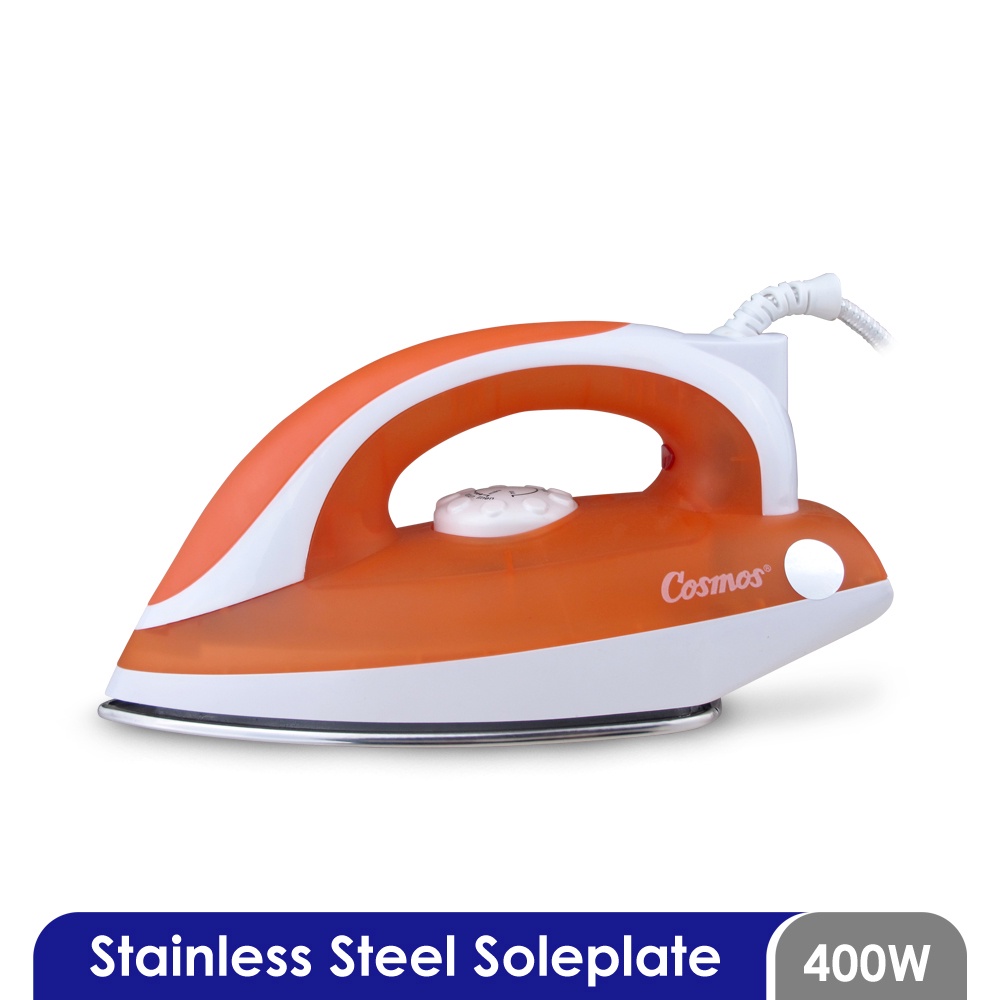 FM - Cosmos Setrika Stainless Soleplate CIS-418 | Cosmos CIS-418 - Setrika Listik | Electric Iron Non Stick