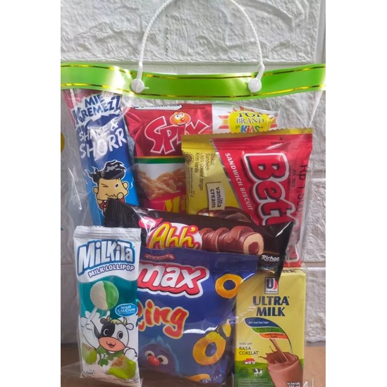 

Bingkisan Snack Ulang Tahun Anak / Hampers Ulang tahun anak/Gift ultah/ hadiah