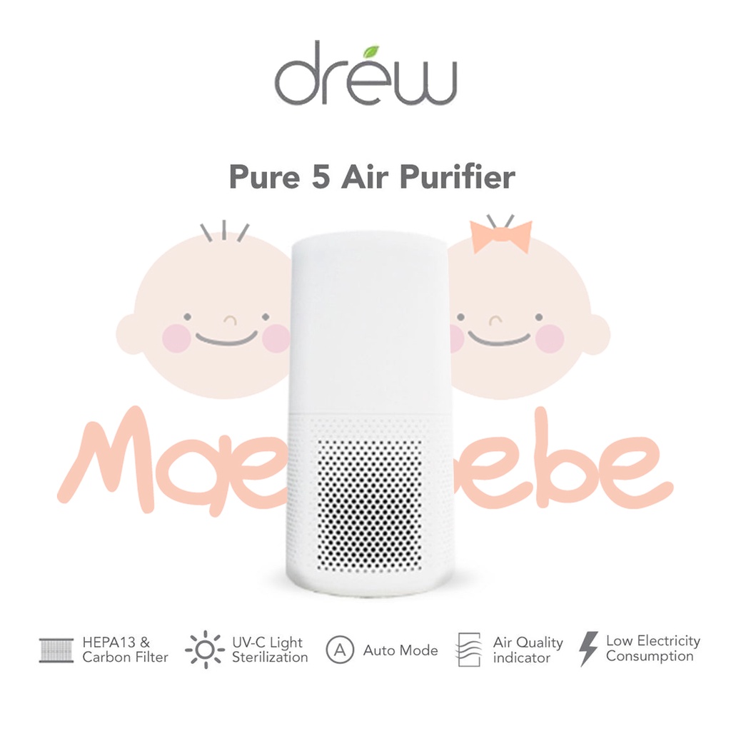 [PROMO] Drew Air Purifier Pure 5 White Putih