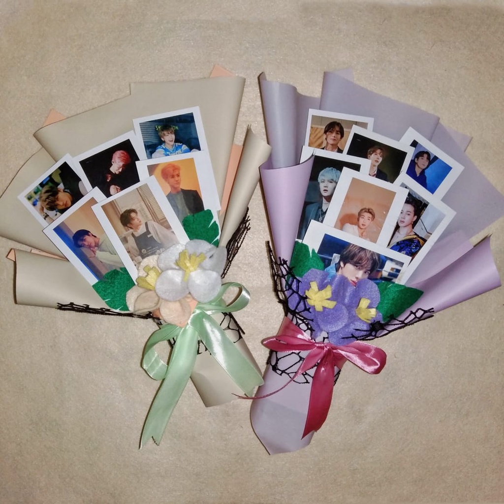Bucket Polaroid Kpop NCT BTS Treasure Costum / Buket polaroid murah / Bucket foto nct Bts treasure k