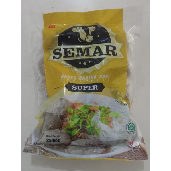 bakso sapi semar isi 25 pcs enak murah ready bandung