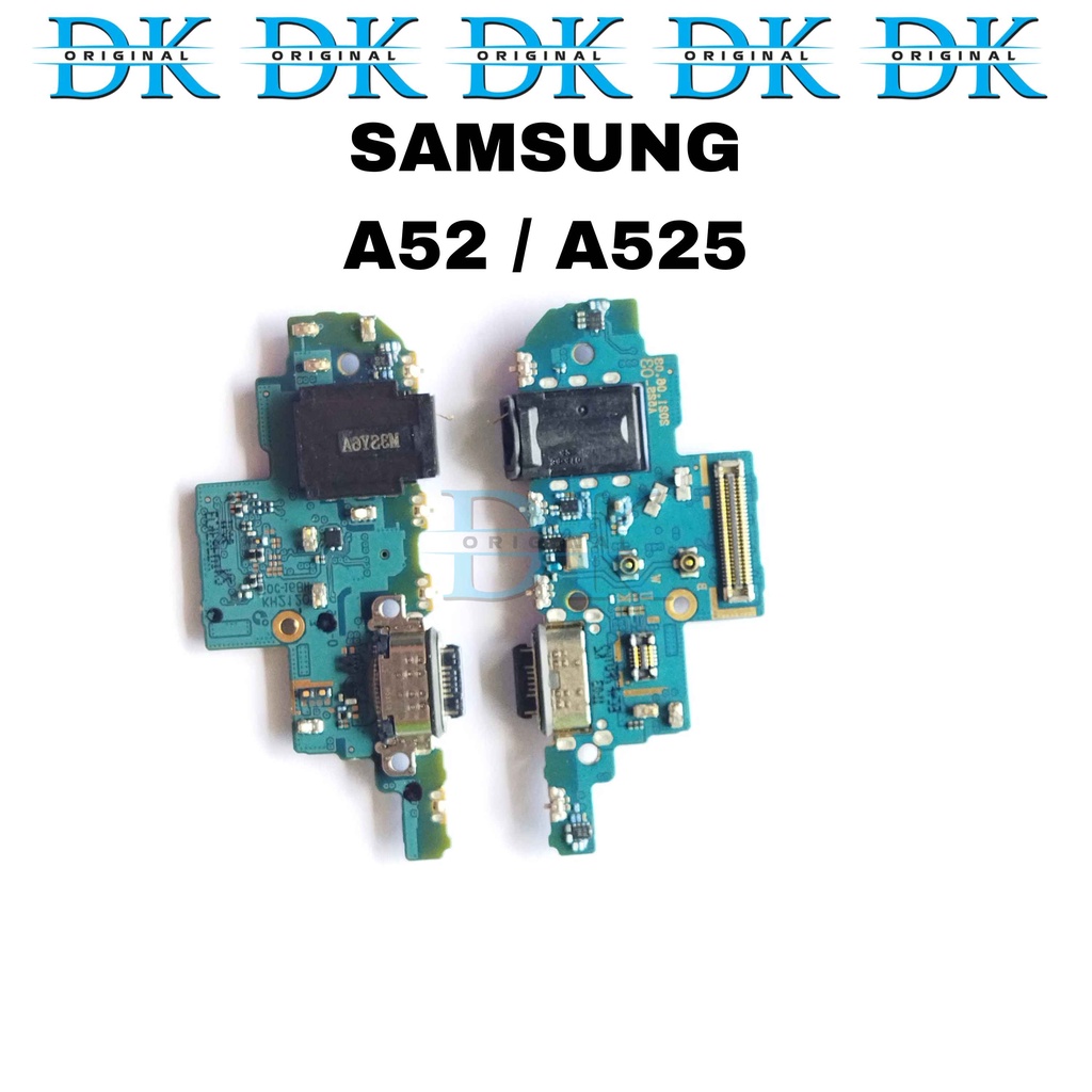 Konektor Charger Samsung A52 A525 Original USB Papan Cas Mic Pcb Board