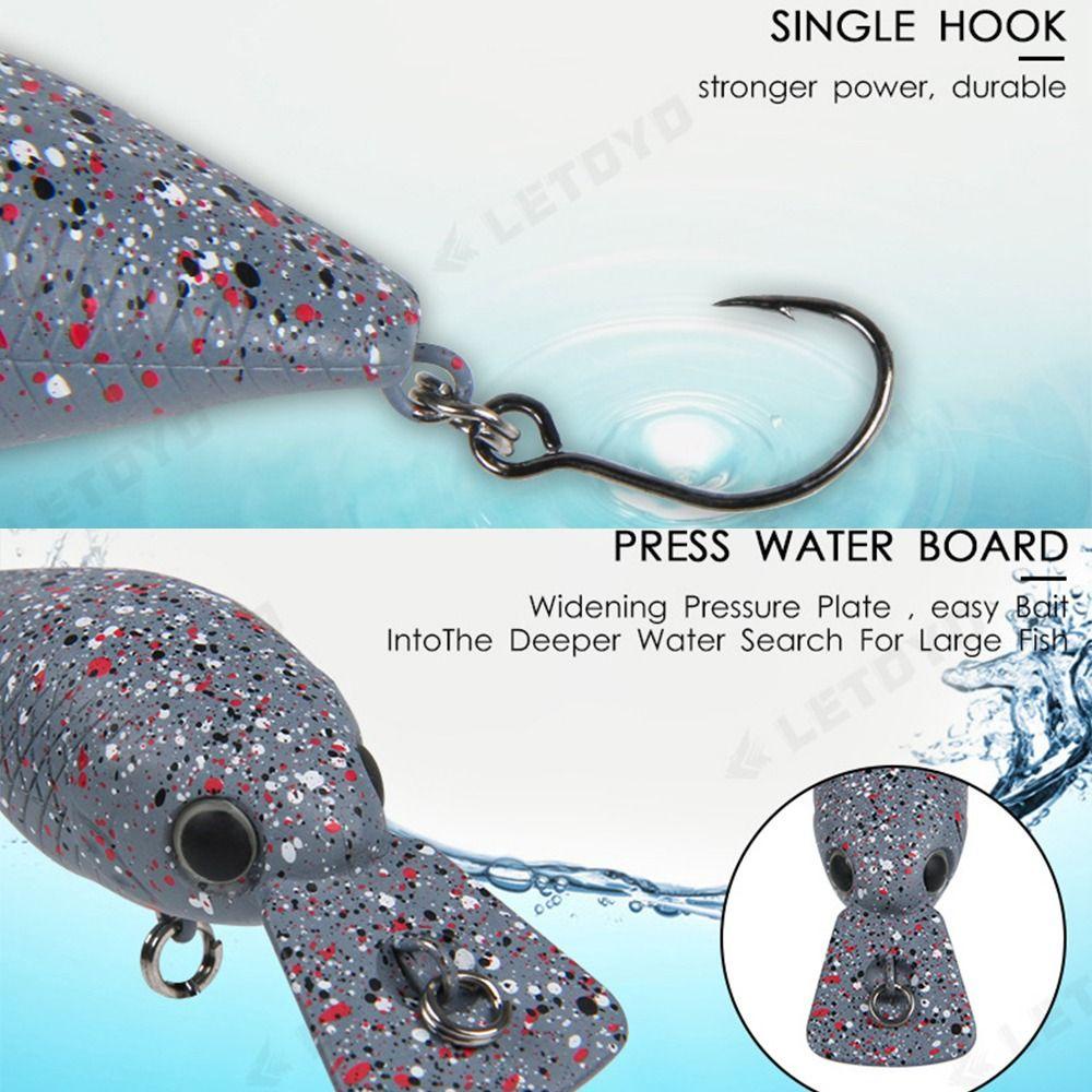 Umpan Engkol Atas Umpan Artificial Trout Lures Suspend Bass 50mm/3.2g Floating Lure