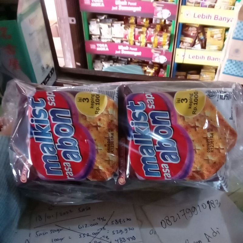 

Malkist abon Khong guan 25 gram