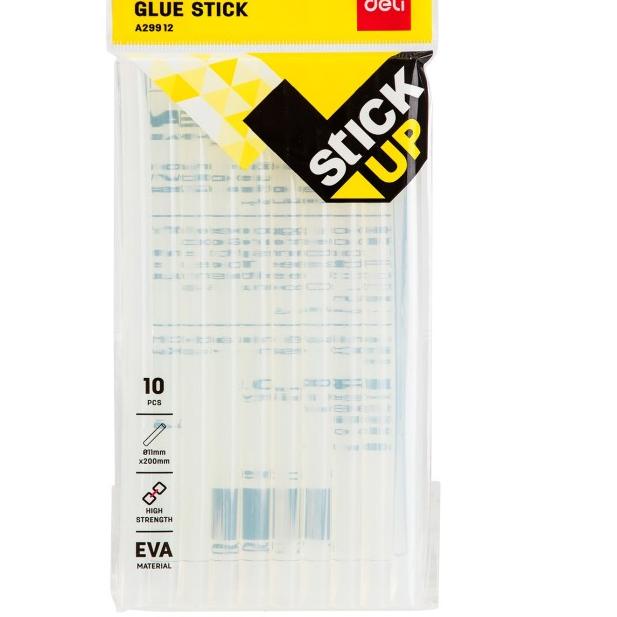 

Deli Glue Gun Refill Isi ulang Lem Tembak isi 10 pcs 11mmx20cm EA29912