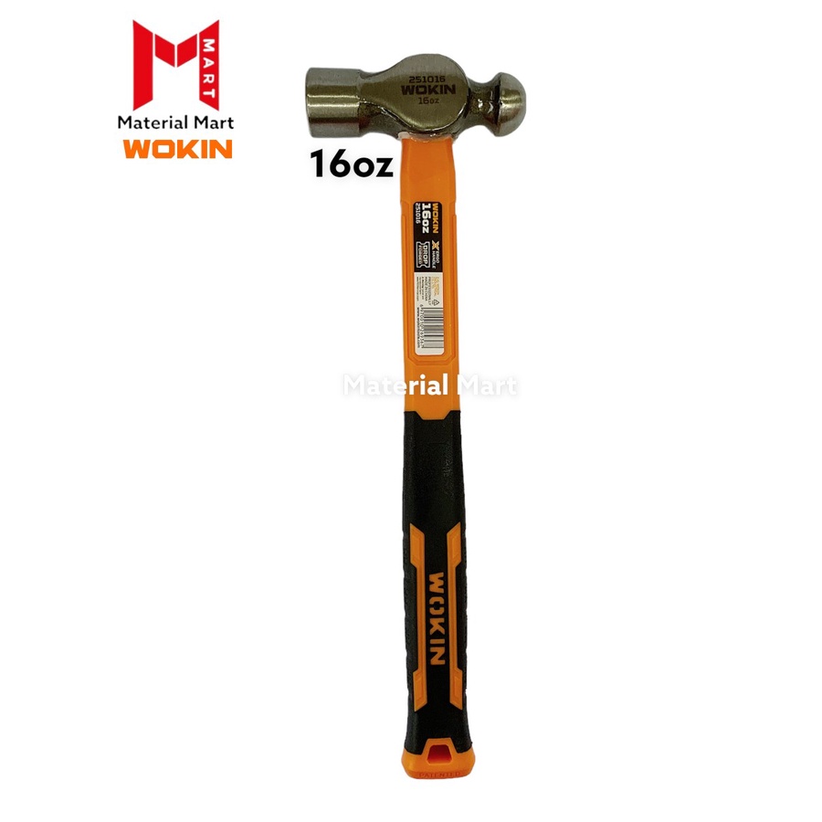 Palu Konde 16oz Wokin | Hammer 1 LB Wokin | Palu Gagang Karet 16 Oz 1LB | Material Mart