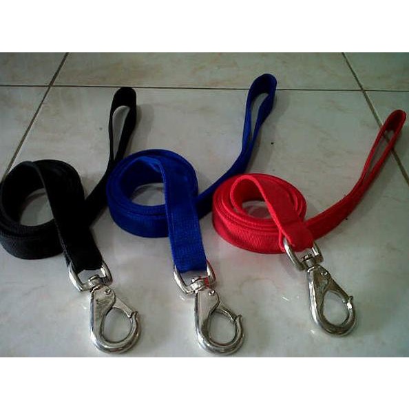 tali tuntun / leash snap hook besar (anjing medium-besar)